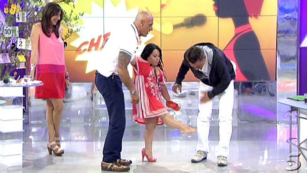 Inspección de pedicura en Sálvame