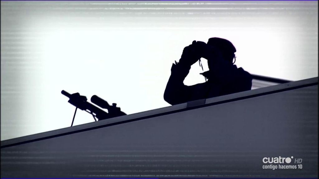 Francotiradores en las azoteas del Santiago Bernabéu para vigilar el Clásico