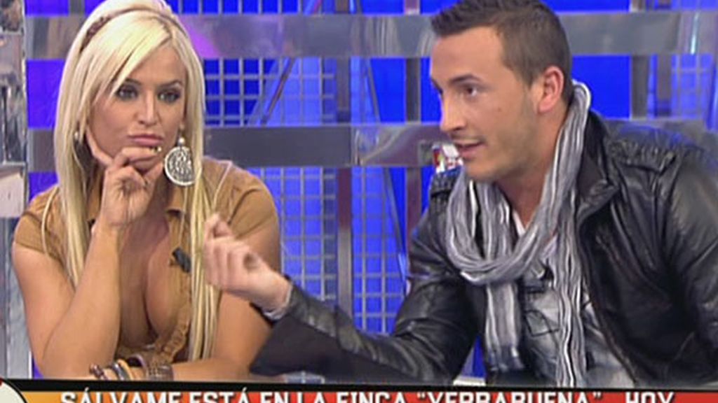 Chari y Rubén discuten en 'Sálvame'