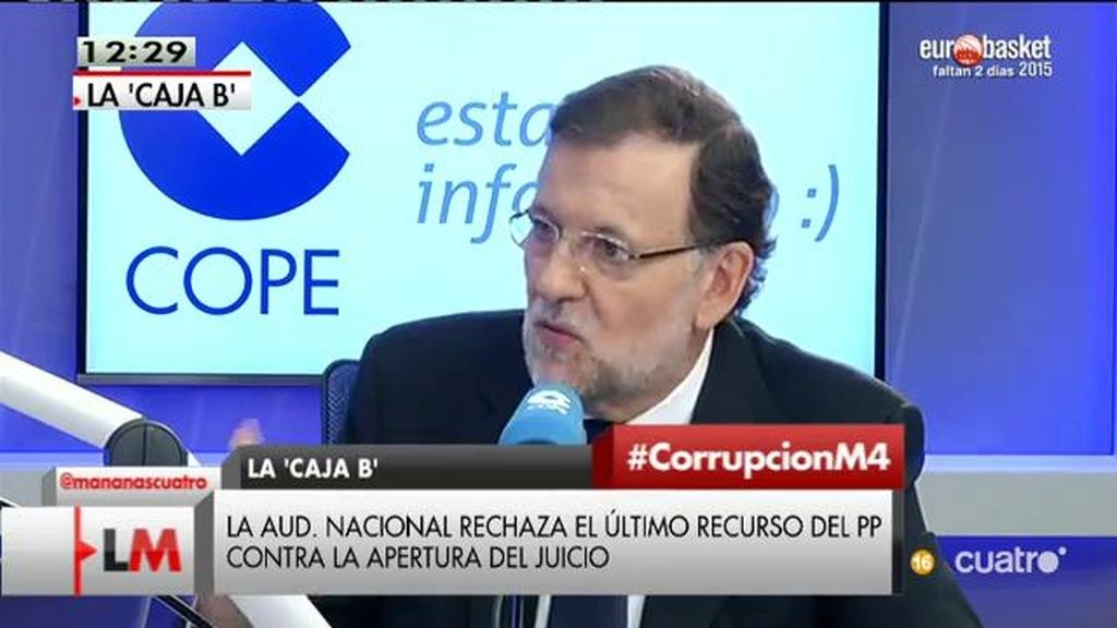 Mariano Rajoy, sobre corrupción: “El PP ya ha pagado un alto precio por eso”