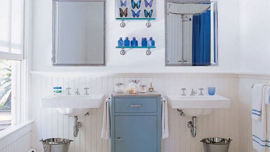 El baño de la casa de campo de Sarah Jessica Parker