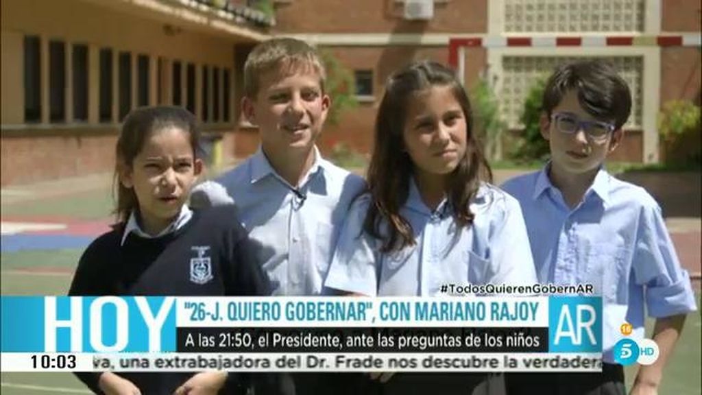 ¿Cómo ven los niños a Mariano Rajoy?