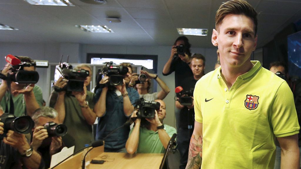 Messi reaparece en sala de prensa: “No tuve ningún problema con Luis Enrique”