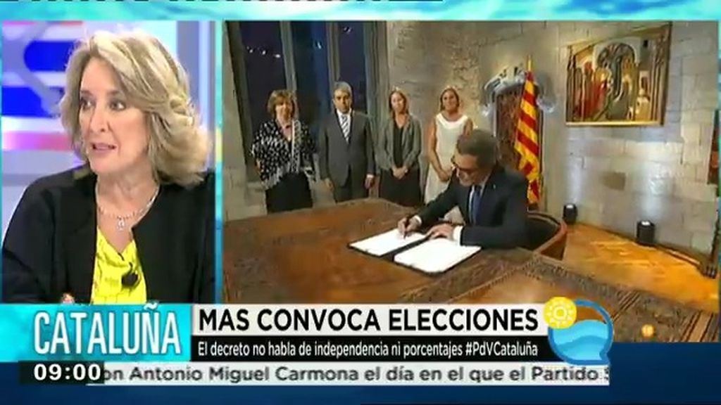 Artur Mas firma el decreto de convocatoria de elecciones para el 27 de septiembre