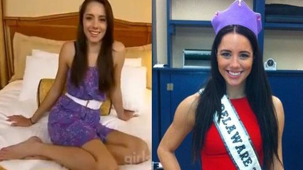 La reina de la belleza adolescente entrega la corona por 