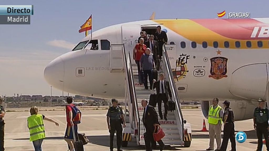 El regreso de 'La Roja' a España