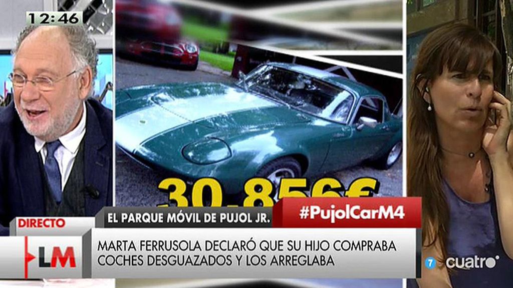 V. Álvarez, de Pujol Jr.: “Se pegó una castaña con el Porsche bajando de Andorra y se quedó ahí el coche”