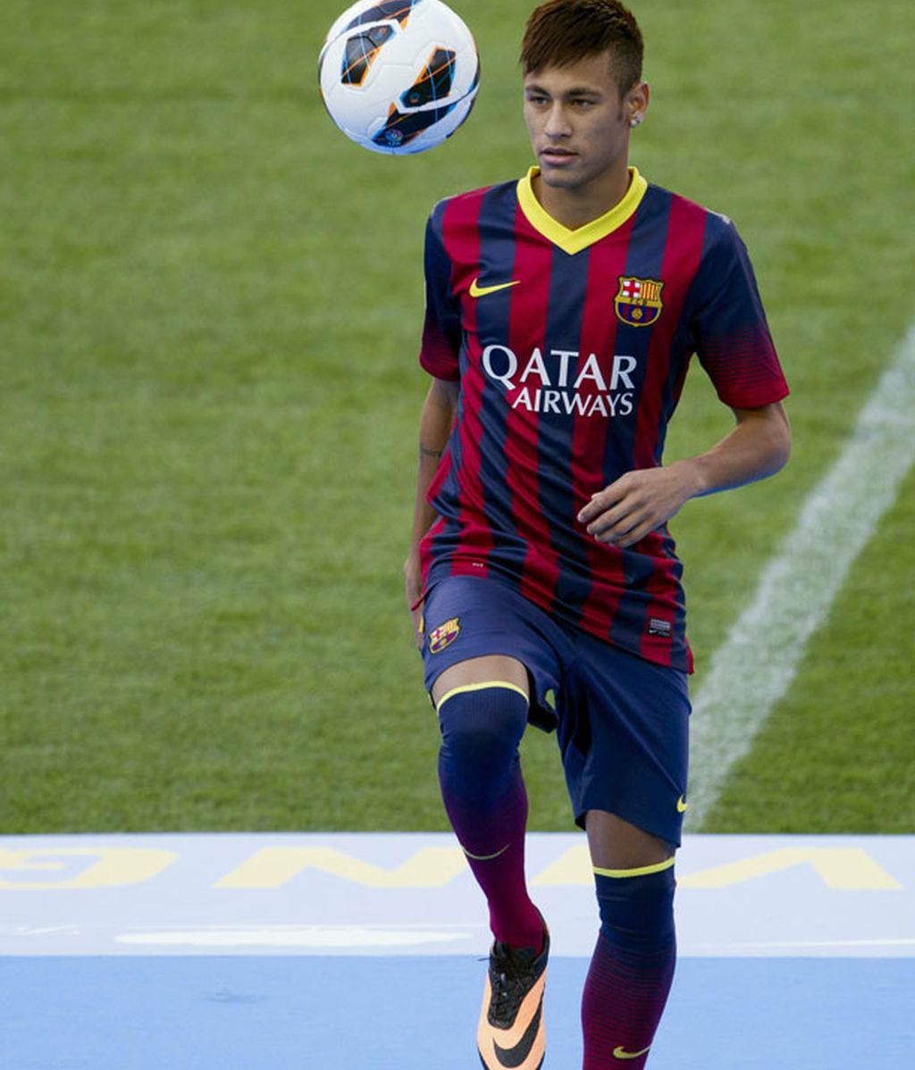 Neymar, presentado como jugador del Barcelona