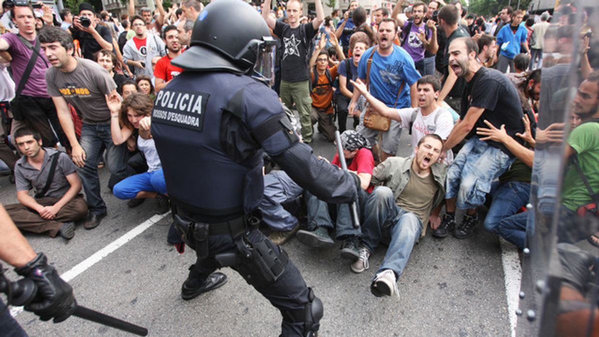mossos, antidisturbios