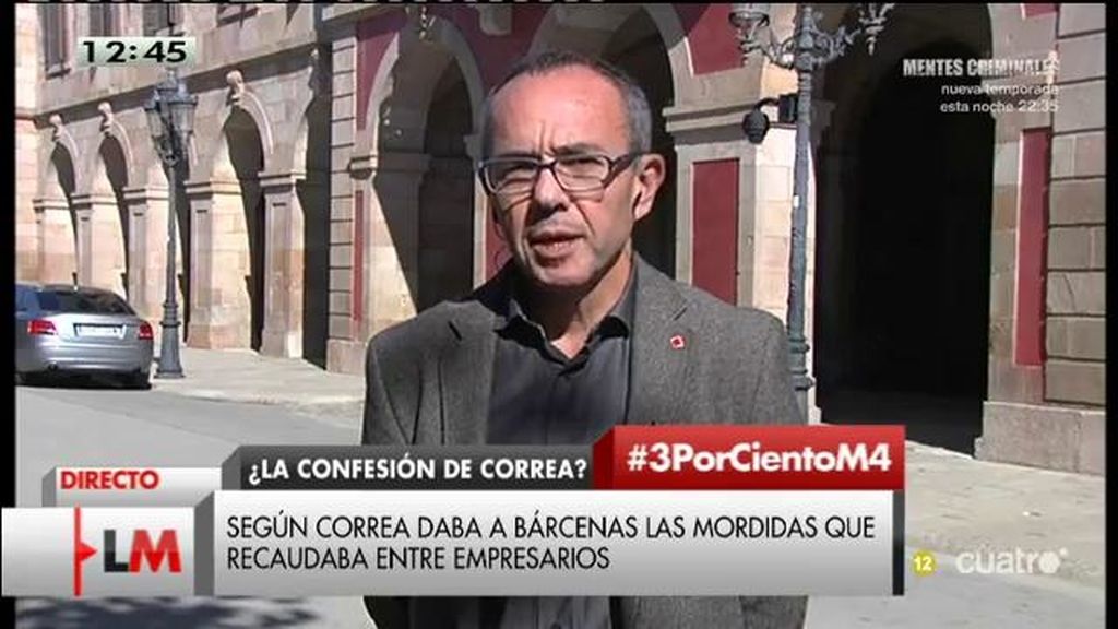 Coscubiela: “No vamos a ni tolerar que el señor Mas sea presidente de la Generalitat”