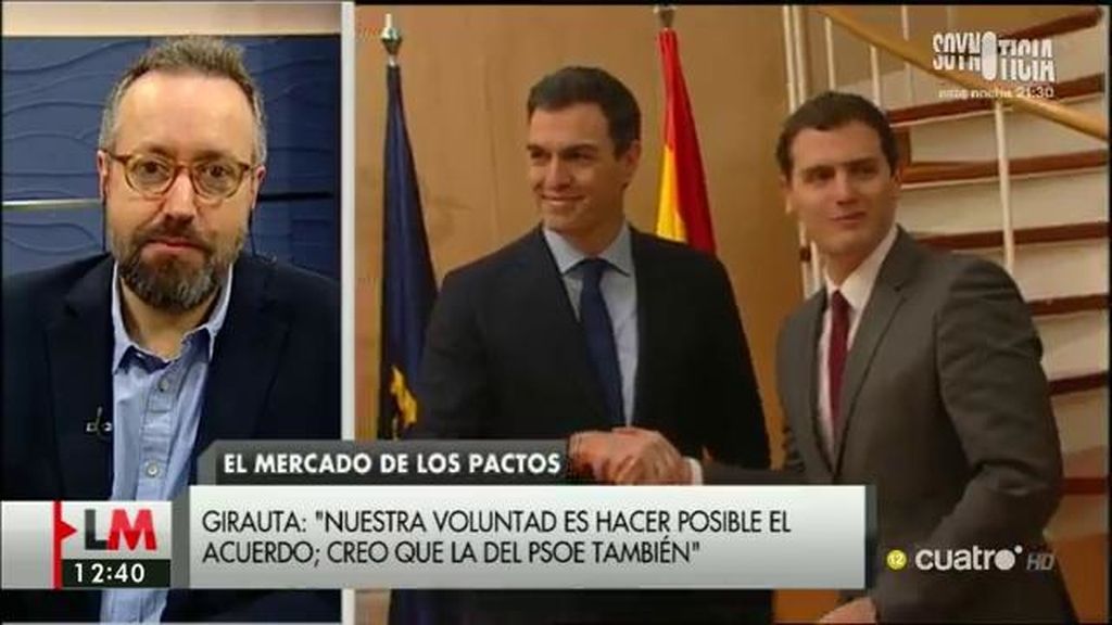 Girauta: “El intento del PP de acortar el tiempo no se entiende salvo que uno piense en frustrar el acuerdo de gobierno”