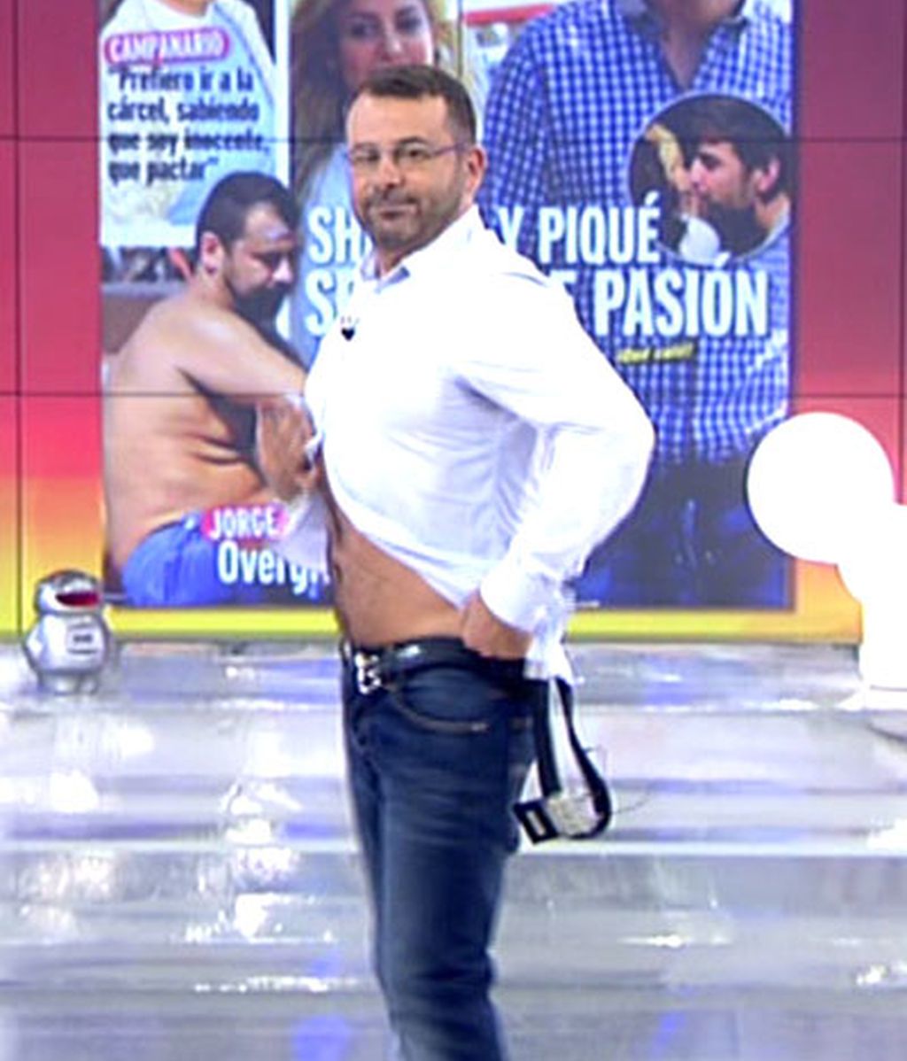 Jorge Javier nos dedica un streptease