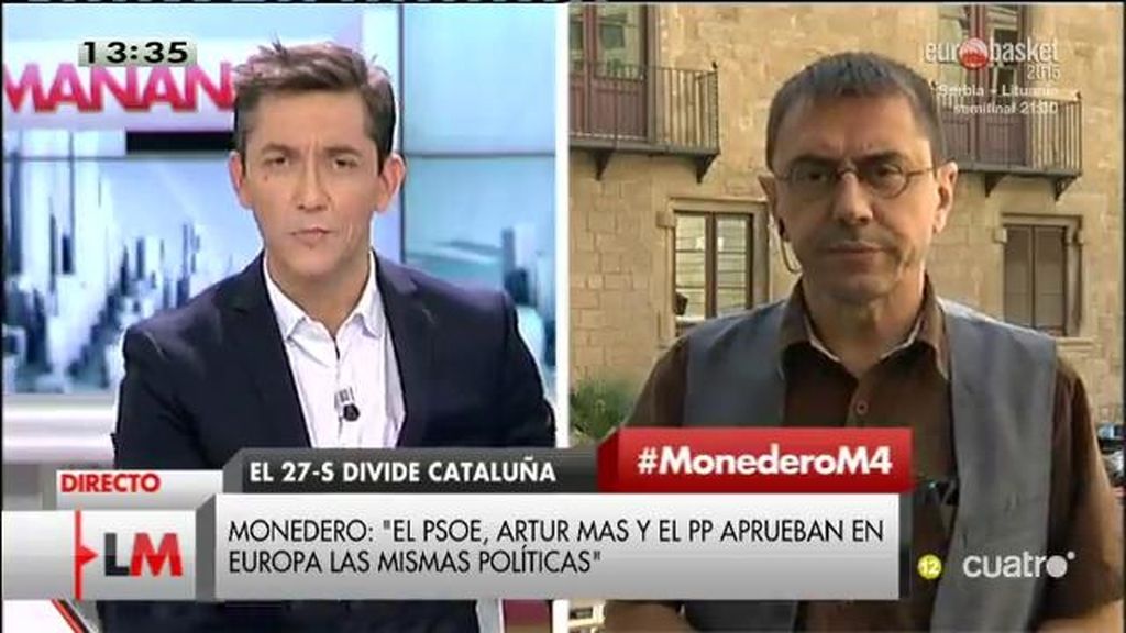 Juan Carlos Monedero: “Veo a Pedro Sánchez como pollo sin cabeza”