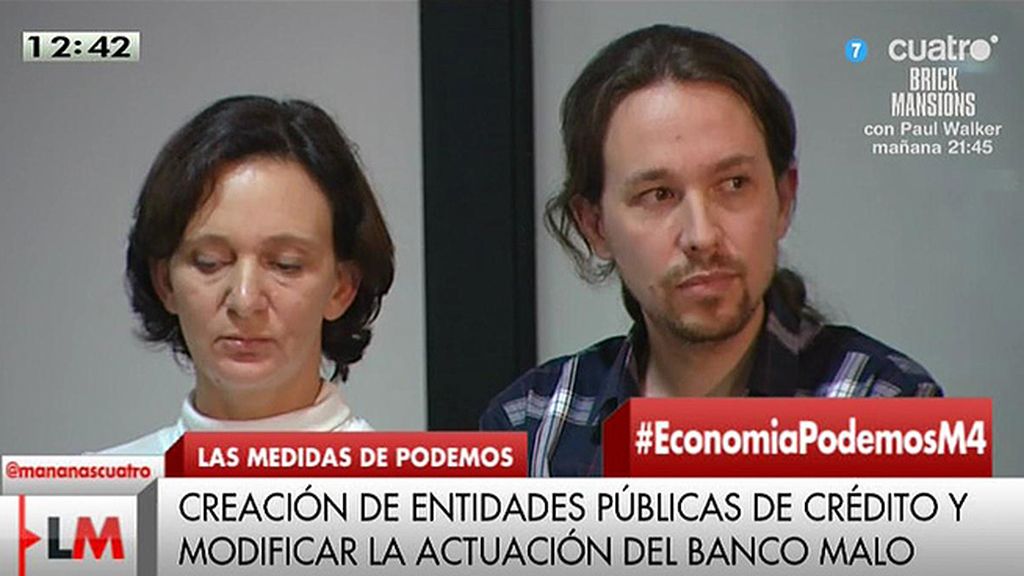 La propuesta económica de Podemos: Reestructuración la deuda, jornada de 35 horas...