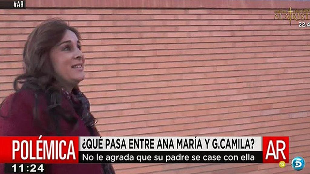 Ana María Aldón: "Gloria C. es muy buena niñay no tengo ninguna queja de ella"