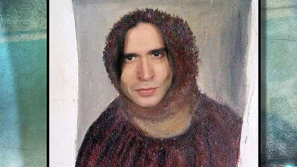 El cantante visitó Borja, pueblo donde se encuentra la pintura