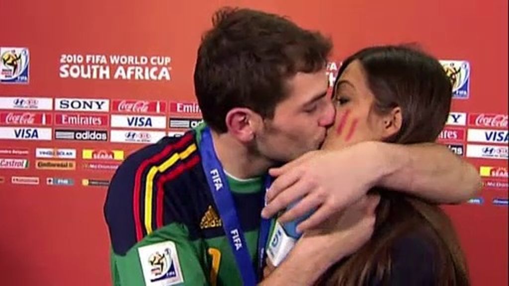 Casillas, sobre el beso a Sara Carbonero: "Sabía que era una historia con final feliz"