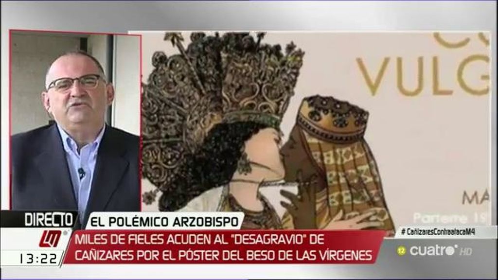 Antón Losada, ante la polémica sobre el cartel de las vírgenes: “Estoy a favor del cartel, a favor de que la gente se bese”