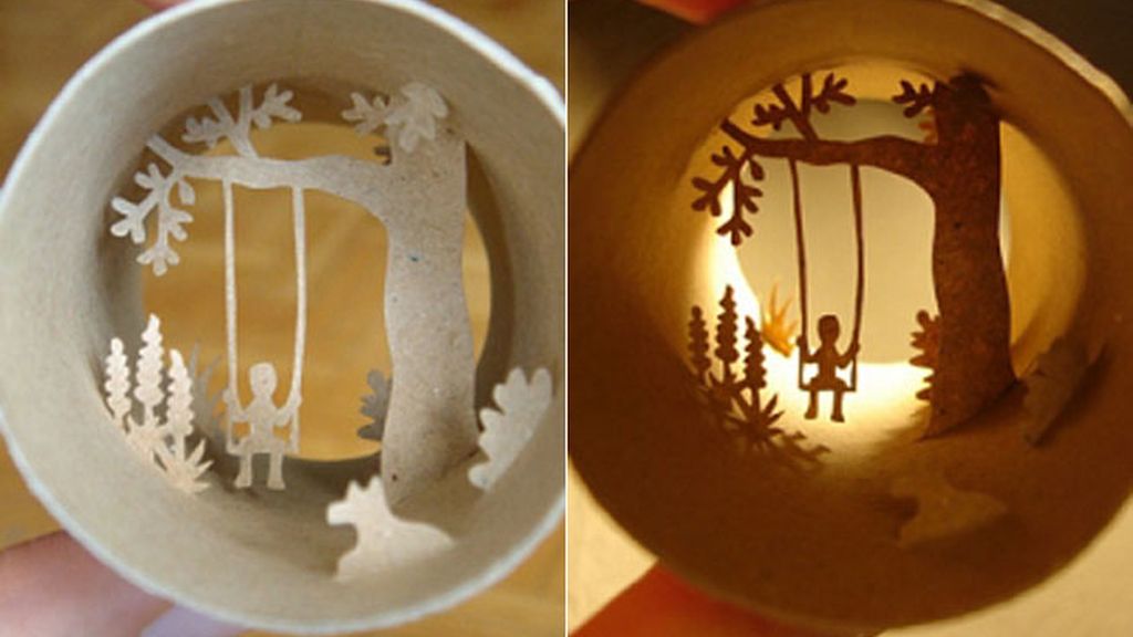 Obras de arte en papel higiénico