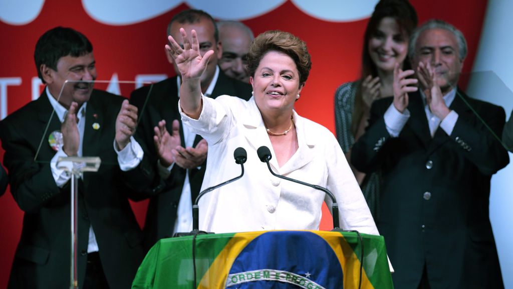 Dilma Rousseff, reelegida presidenta de Brasil