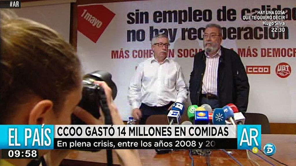 La filial de CCOO en banca gastó 14 millones en comidas y viajes, según 'El País'