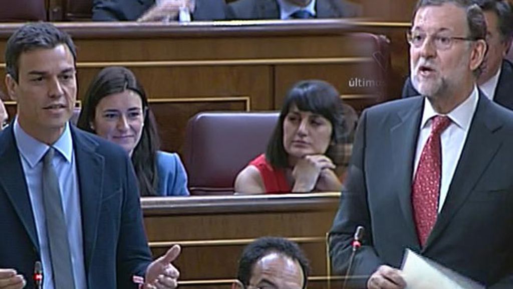 Rajoy, a Sánchez: "Para escribir sus papeles es bueno que lea antes algo"