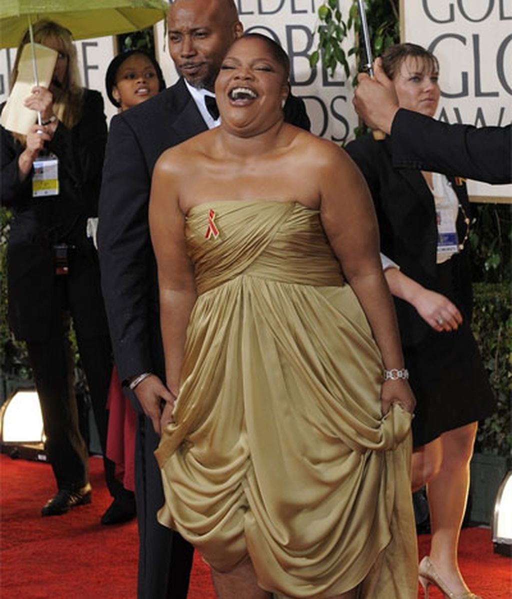 Jennifer Hudson en los  Globos de Oro 2010