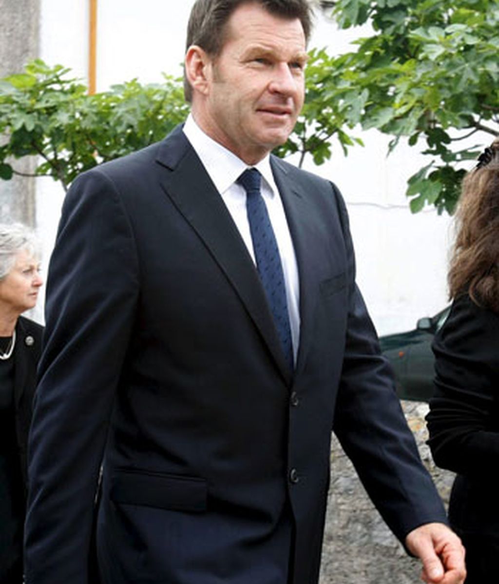 El golfista Nick Faldo