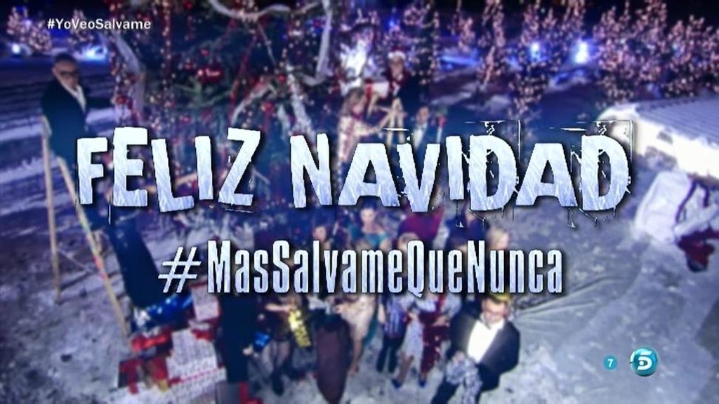La felicitación navideña de 'Sálvame': "¡Vosotros sois nuestro mejor regalo!"