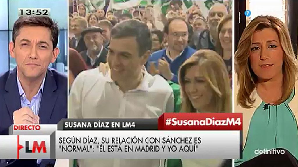 Susana Díaz, sobre las primaras del PSOE: “Voy a ser neutral”