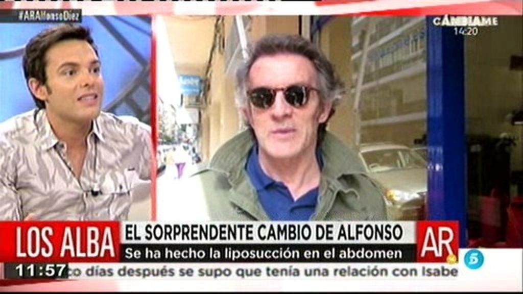 Según Antonio Rossi, Alfonso Díez se ha sometido a una liposucción en el abdomen