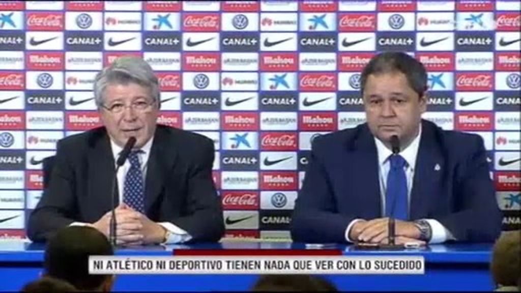 Cerezo: "Ni el Atlético ni el Deportivo tenemos nada que ver con estos hechos"