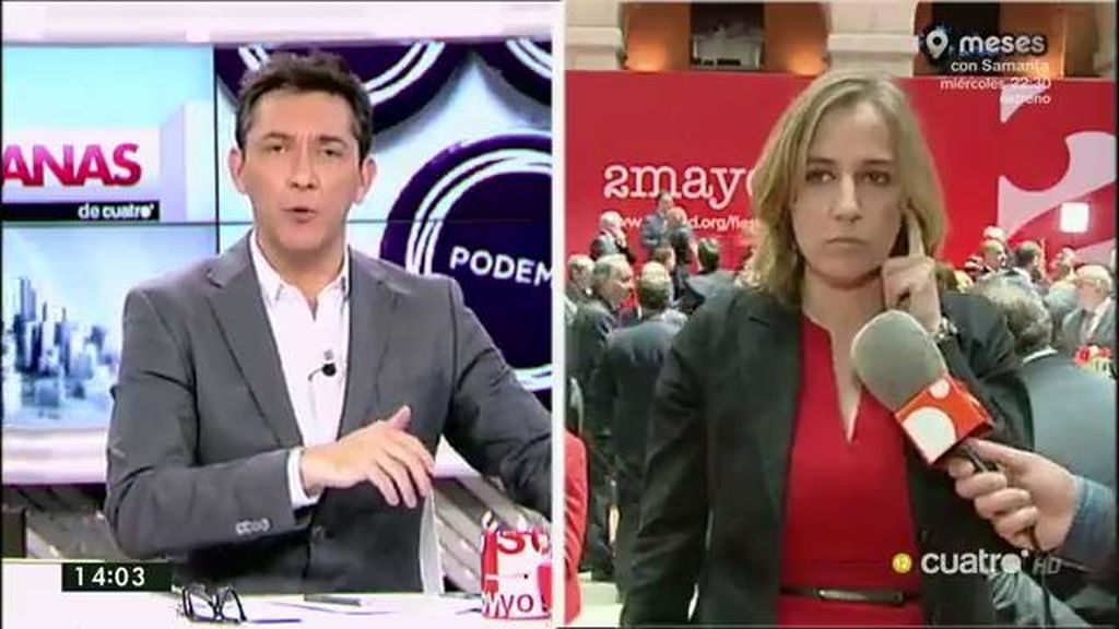 Tania Sánchez responde a Cosidó: "Un Director General de la Policía no debería estar preocupado en hacer campaña"