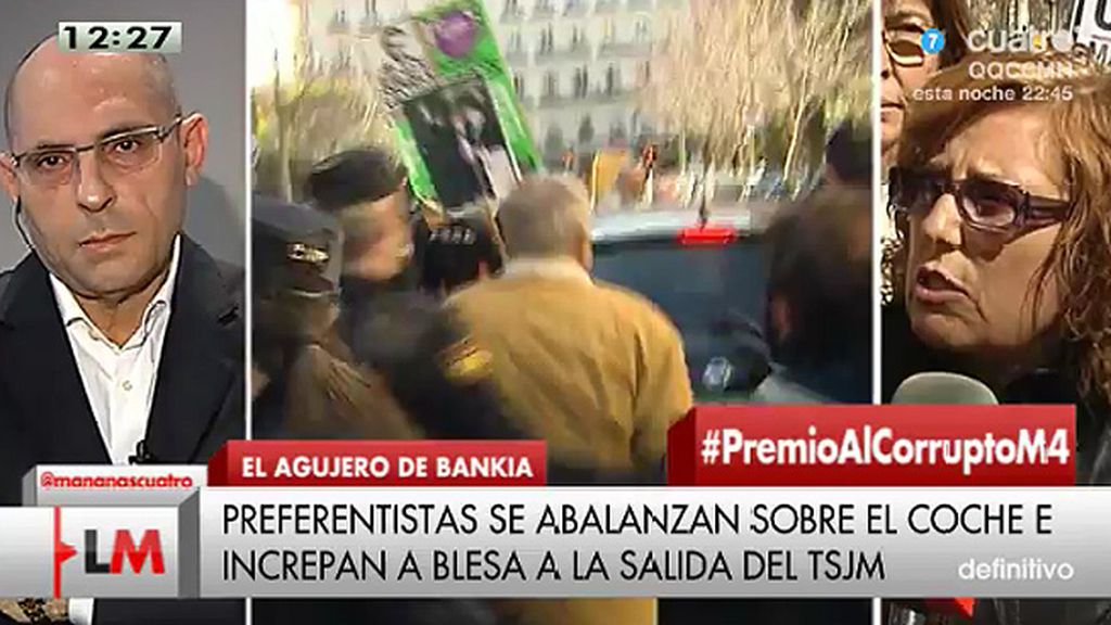 Mª Cruz, preferentista: “Blesa estaba protegido y a nosotros no nos defiende nadie”