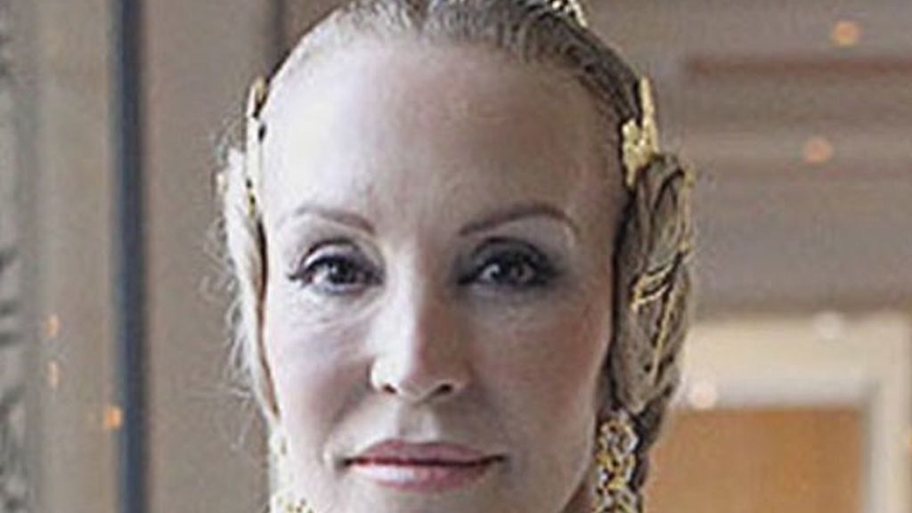 Carmen Lomana, fallera mayor