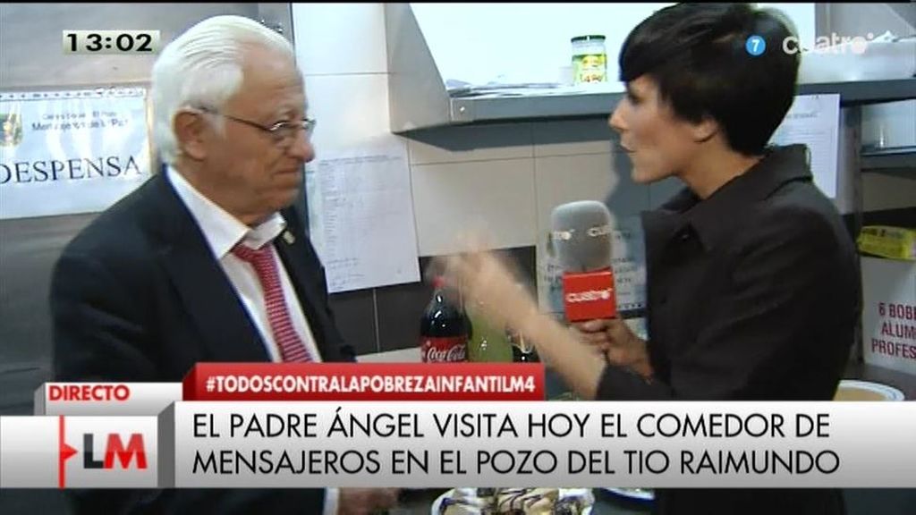 Padre Ángel: "Es una gozada poder estar cerca y ayudar a los que más sufren"