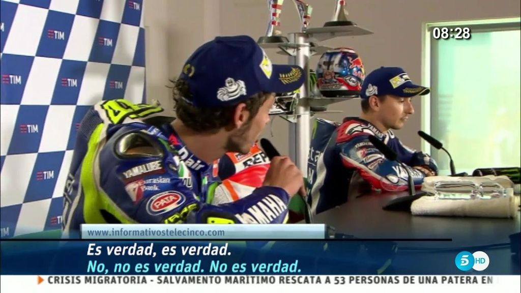 Así fue la acalorada bronca entre Lorenzo y Valentino Rossi: ¡Respeta mi opinión!
