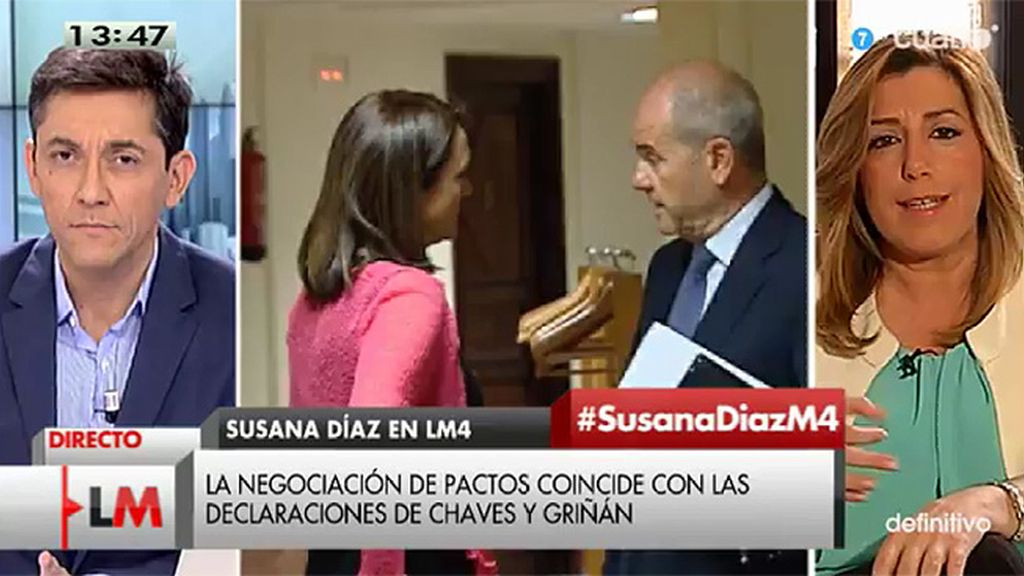 Susana Díaz: "Voy a ser implacable y cuando hable la justicia, hablaré"