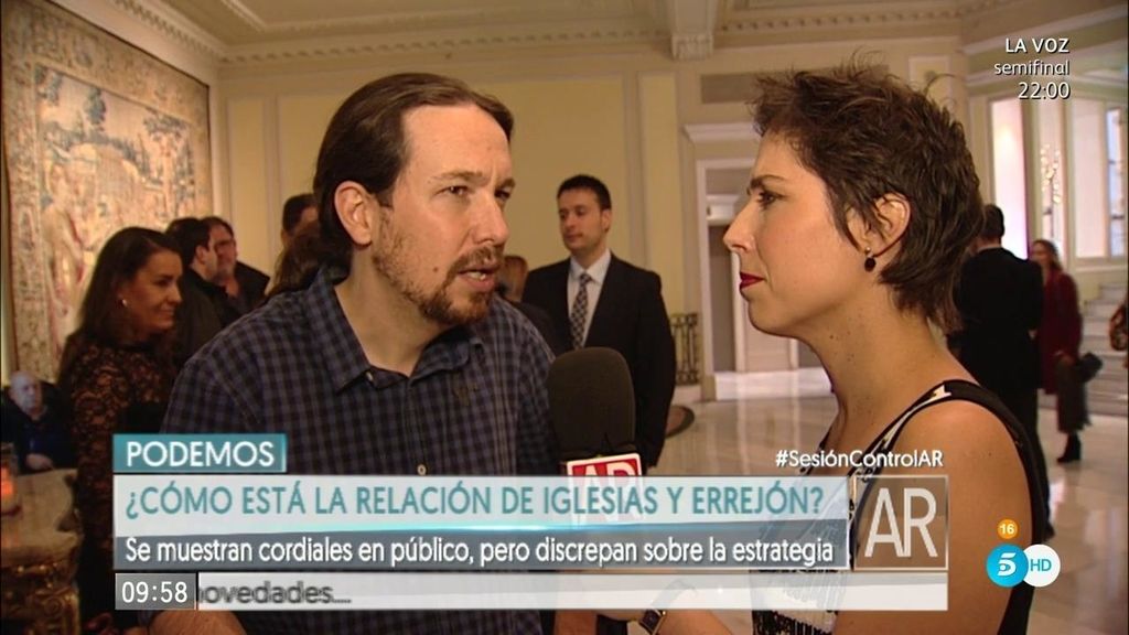Iglesias: "Si gobernáramos, me gustaría que Iñigo estuviese a mi lado"