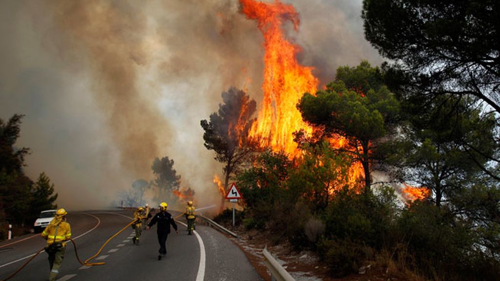 Terrible incendio en Málaga