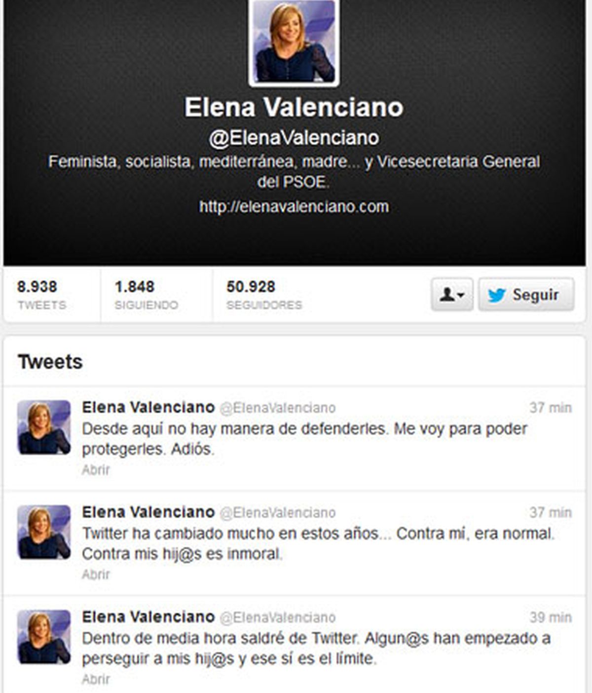 Elena Valenciano Twitter