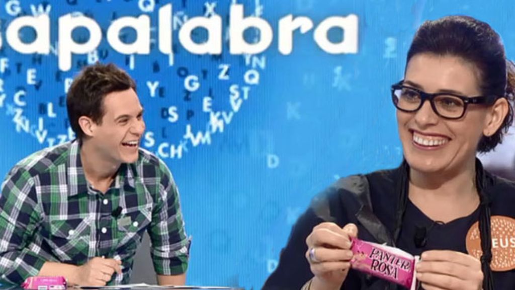 Christian Gálvez regresa a la infancia gracias a Neus Sanz y una 'Pantera Rosa'