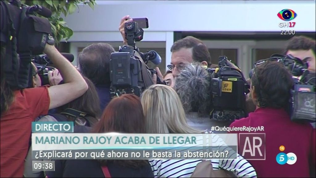 Rajoy: "Ir a elecciones otra vez es un disparate"