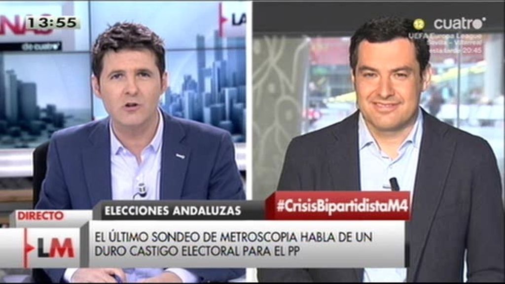 Moreno Bonilla (PP andaluz):"Soy partidario de respetar la lista más votada"