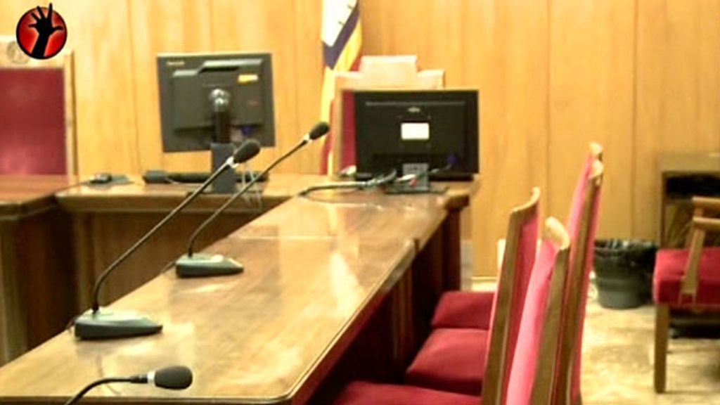 El interior de los juzgados