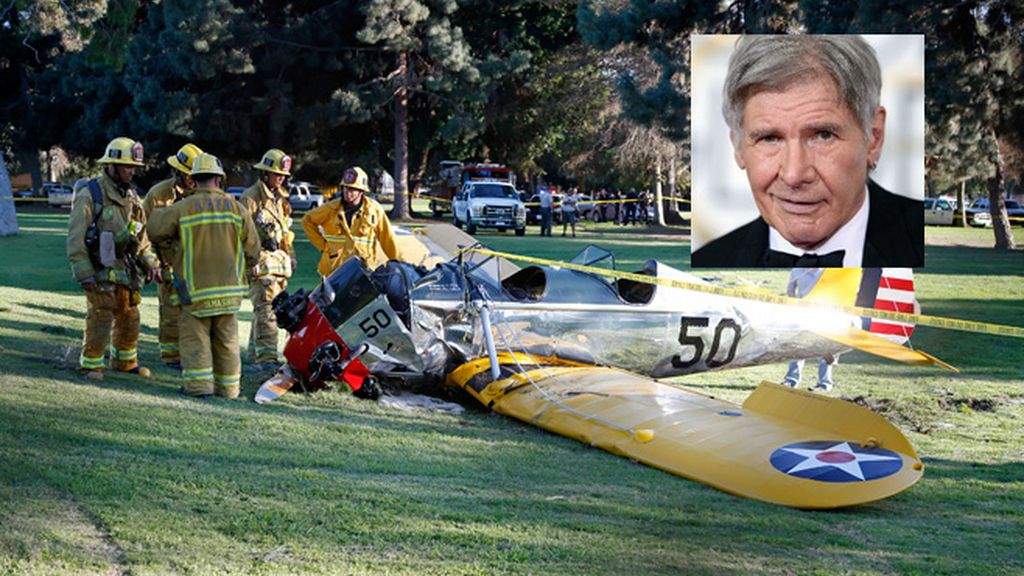 Harrison Ford sufre un accidente con una avioneta