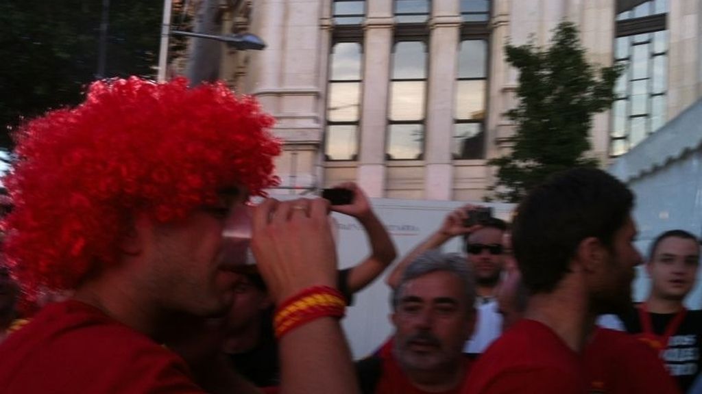 La fiesta de 'La Roja', en Madrid