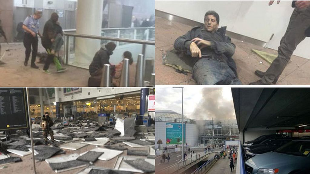 Dos explosiones en el aeropuerto de Bruselas