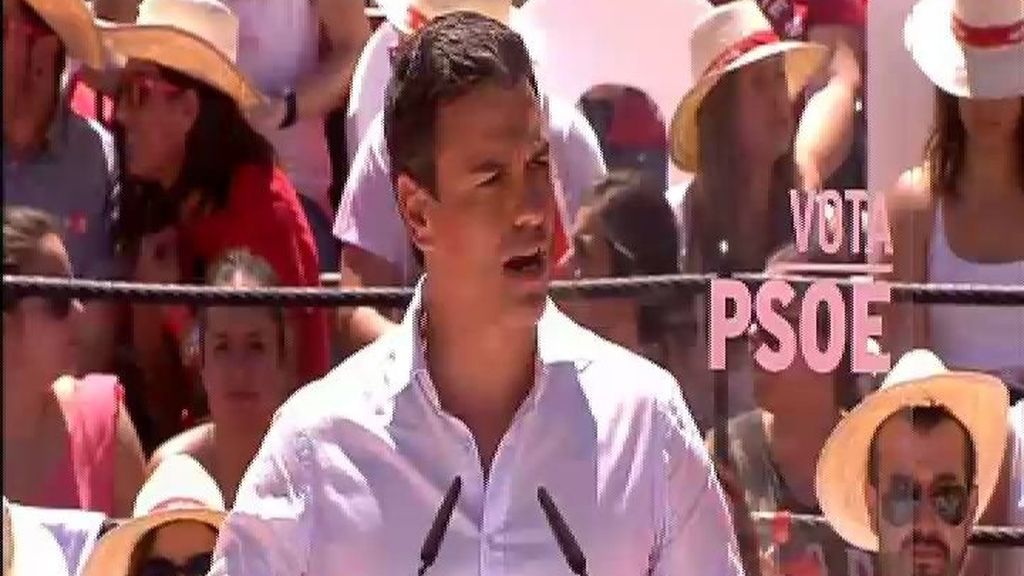 Pedro Sánchez anima a los valencianos a "liberarse de la correa de la Gürtel"
