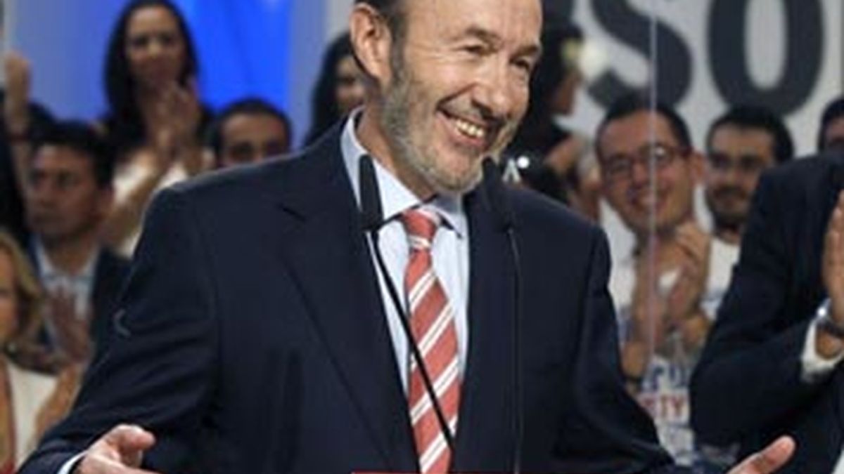 El candidato socialista a la presidencia del Gobierno, Alfredo Pérez Rubalcaba.